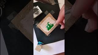 Come Let's paint on Wood wrap #artandcraft #new #short #drawing