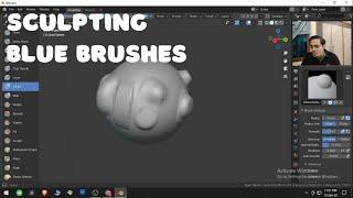 Blender Sculpting Blue Brushes Blender Veda