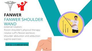 Fanwer Shoulder Wand Exercises for External Rotation & Frozen Shoulder's Physical Therapy