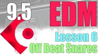 Cubase 9.5 Tutorial : Make An EDM Track : Lesson 6 Off Beat Snares