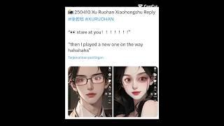 so obvious, xu ruohan in love with zhang linghe 🫢 #thebestthing #dramachina