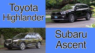 Toyota Highlander VS Subaru Ascent comparison