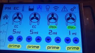 Arduino EC, PH, Temperature and water level control, with TFT touch display and WiFi and more