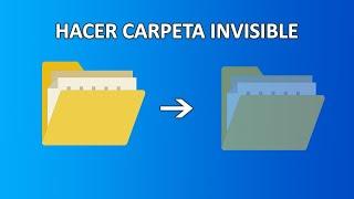 Crear carpeta invisible para esconder archivos | Windows 10 | Sin programas | 2020