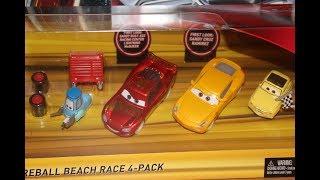 Mattel Disney Cars 3 Fireball Beach Race Sandy RRC McQueen, Cruz Ramirez, Luigi with Flag, Guido