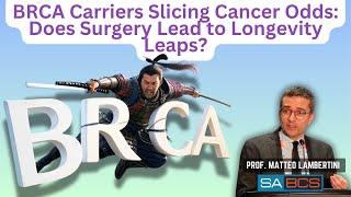 BRCA Carriers Slicing Breast Cancer Odds International Study: Does Surgery Lead to Longevity Leaps?