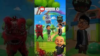 upin ipin jadi barongan merah #shorts #upinipinterbaru