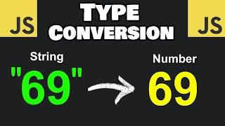 Learn JavaScript TYPE CONVERSION in 5 minutes! 