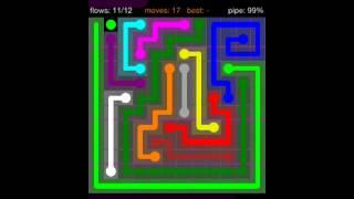 Flow Free 12x12 Level 30 walkthrough Purple Pack iPad