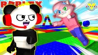 Avoid The Falling Tiles! Let's Play Board Game Insanity Combo Panda VS Alpha Lexa!