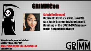 #GRIMMCon - Gabrielle Hempel - Outbreak! Virus vs. Virus: