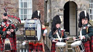 Blue Bonnets over the Border &  Atholl Highlanders | 2 SCOTS - Pipes, Drums & Bugles