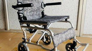 Mobility Kart Ultralight Weight Compact Wheelchair with Traveling Carry Bag - Call +918770784247