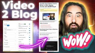  Best Video To Article Writer is HERE! [Video To Blog AI Review]