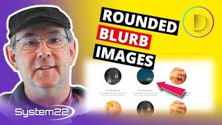 Divi Theme Create Rounded Blurb Images 