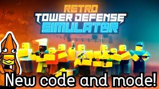 [CODE EXPIRED] New code in retro tds and New mode | Retro TDS roblox