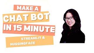 Build a Chatbot in 15 Minutes with Streamlit & Hugging Face Using DialoGPT