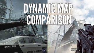 Call of Duty Ghosts vs Battlefield 4 Dynamic Maps