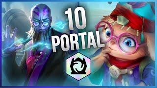 TFT 10 PORTAL BROKEN TEAM COMP | Giga Portal Gives Free Items and Lots of Damage!