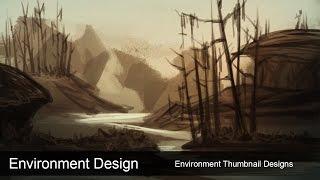 Environment Design - Thumbnail Concept Design for Landscapes