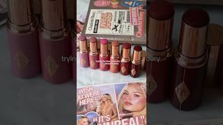 trying the new charlotte tilbury unreal blushes  #makeup #charlottetilbury #beauty