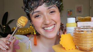 ASMR  Honey Glow Spa Treatment (layered sounds, skincare rp, personal attention)