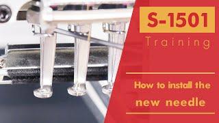 Smartstitch Embroidery Machine S1501 Get Started  How to Install the needle