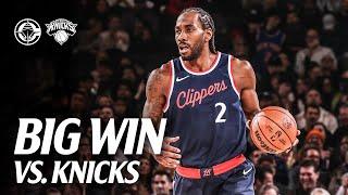 Clippers Huge Win Over Knicks Highlights | LA Clippers