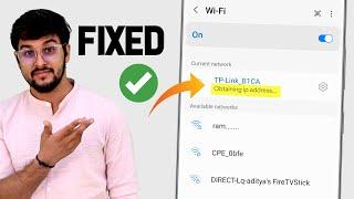 [Fixed] WiFi Stuck on obtaining IP address problem in Android | Failed to obtain IP address [Solved]