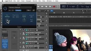 Music Production in Logic Pro X : Recording Vocals at Home! : Setting Up the Headphone Mix