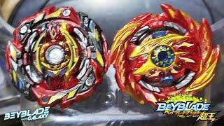 WORLD SPRIGGAN .U' 2B vs SUPER HYPERION .Xc 1A - Beyblade Burst ベイブレードバースト