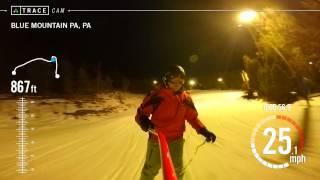 Trace: Skiing - Alexander Kovmir at Blue Mountain PA