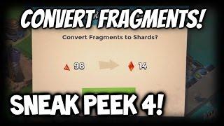 Boom Beach NEW UPDATE!  SNEAK PEEK #4: "SHARD CONVERSION!" & New Boom Beach Update Answers!