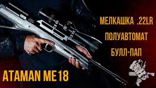 Малокалиберная винтовка .22LR российского производства ATAMAN ME18 обзор / разборка / применение