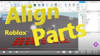 How to Align Parts (Roblox Studio Tutorial) by PrizeCP Extreme Simple Series (039)