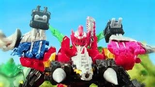 Giant Robots vs Kids Force  Megazord Special Power Rangers Kids Force  In Real Life Ninja Skills