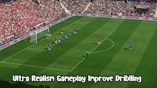 Ultra Realism Gameplay Improve Dribbling - PES 2021 & Football Life 2024