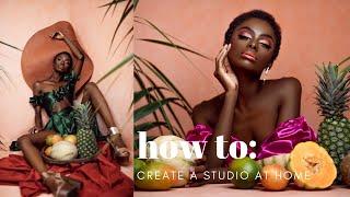 How to create a photo studio set at home on a budget