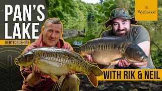 Day Ticket Carp Fishing at Pans Lake in Hertfordshire with Wychwoods Rik Johnson and Neil Golden