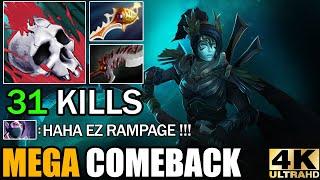 Divine Rapier Phantom Assassin VS Rampage TA Who Would Be Win? Epic Mega Comeback 7.31 Dota 2