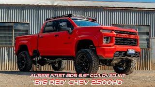 BIG RED 2500HD - BDS Coilover Conversion 6.5" Lift