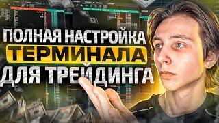 ПОЛНАЯ НАСТРОЙКА ТЕРМИНАЛА ДЛЯ ТРЕЙДИНГ I Скальпинг I Криптовалюта I BINANCE