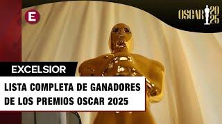 Premios Oscar 2025: lista de ganadores completa en vivo