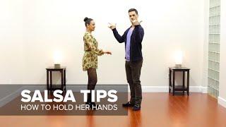 How to Hold Your Partner's Hands While Salsa Dancing - Salsa Tips | TheDanceDojo.com