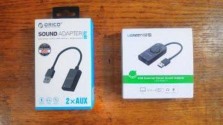 usb звуковая карта Orico vs Ugreen