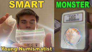 This Young Numismatist DOMINATES this Texas Coin Show!