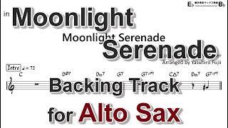 Moonlight Serenade - Backing Track with Sheet Music for Alto Sax