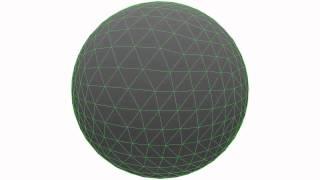 Recursive Triangulated Unit Sphere, stored in Numpy.Array