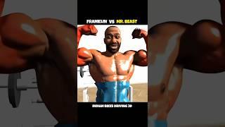 Franklin Vs Mr Beast  | Indian Bikes Driving 3d New short  | #shorts