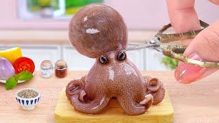 Recipe For Seafood Lover  1000+ Spicy Miniature Korean Baby Octopus Stir Fried ️Tina Mini Cooking